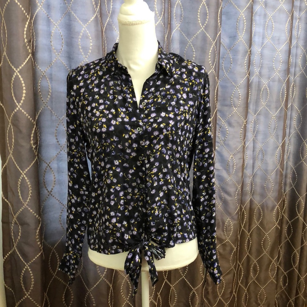 Banana Republic Tie-Front Blouse
